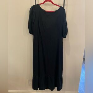 Who What Wear Black Long Sleeve Dress